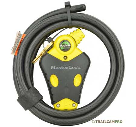 Master Python Cable Lock, Trail Camera Lock