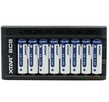 XTAR Rechargeable Lithium AA 8-Pack