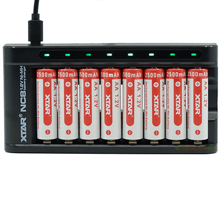 XTAR Rechargeable Ni-MH AA 8-Pack