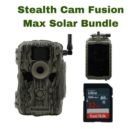 Stealth Cam Fusion Max Solar Bundle