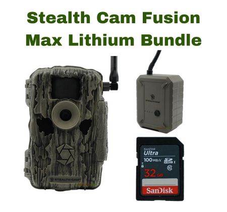 Stealth Cam Fusion Max Lithium Bundle