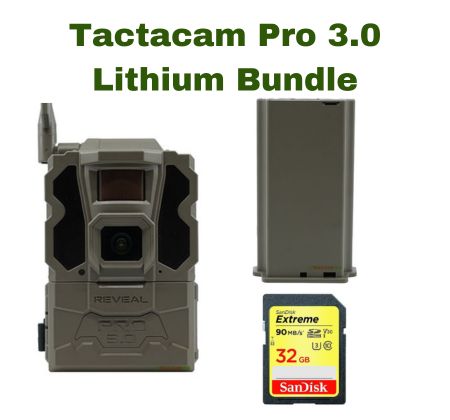 Tactacam Reveal Pro 3.0 Lithium Bundle