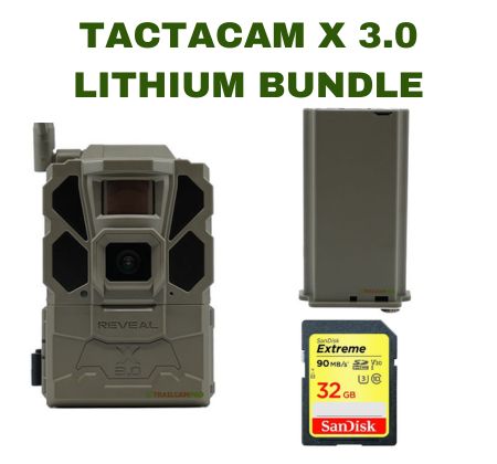 Tactacam Reveal X 3.0 Lithium Bundle